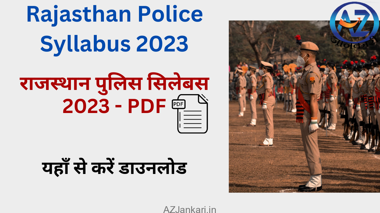 Rajasthan-Police-Syllabus-2023